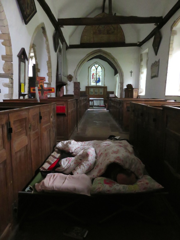 bed in church