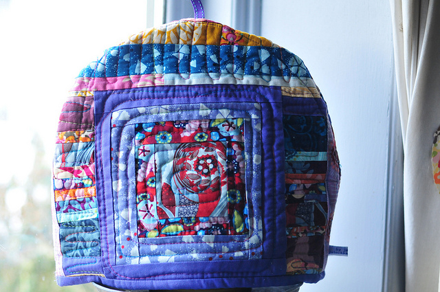 Quilted tea cosy