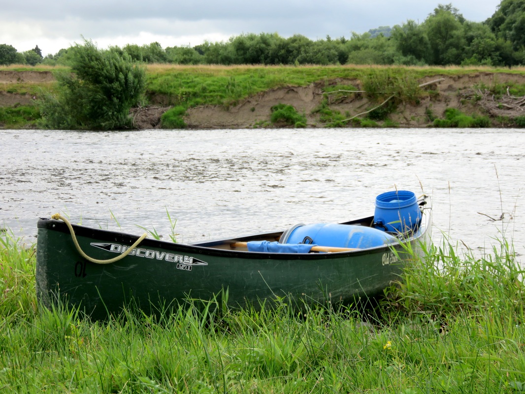 Canoe and river
