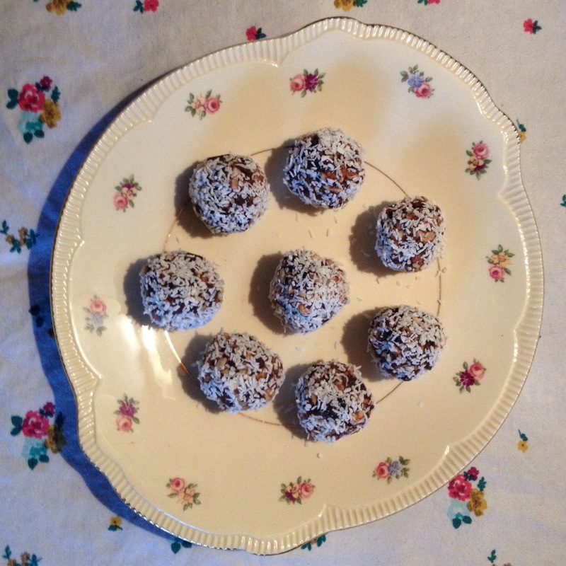 Completed energy balls