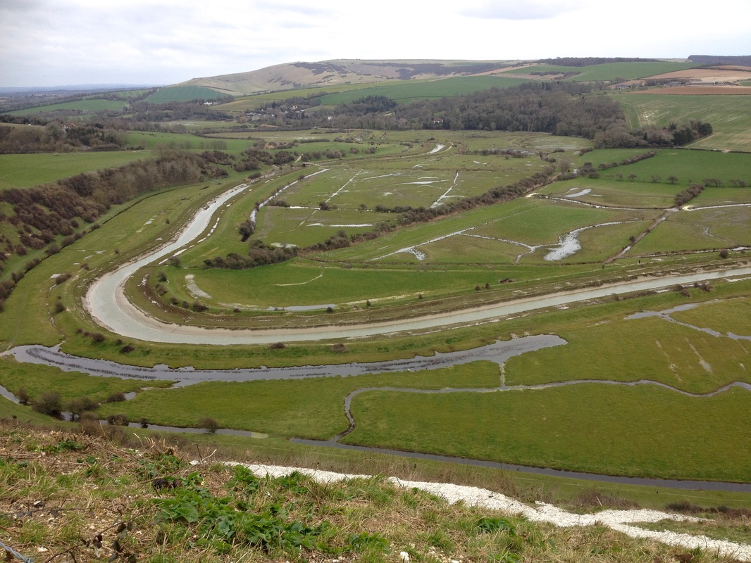 Cuckmere valley from above