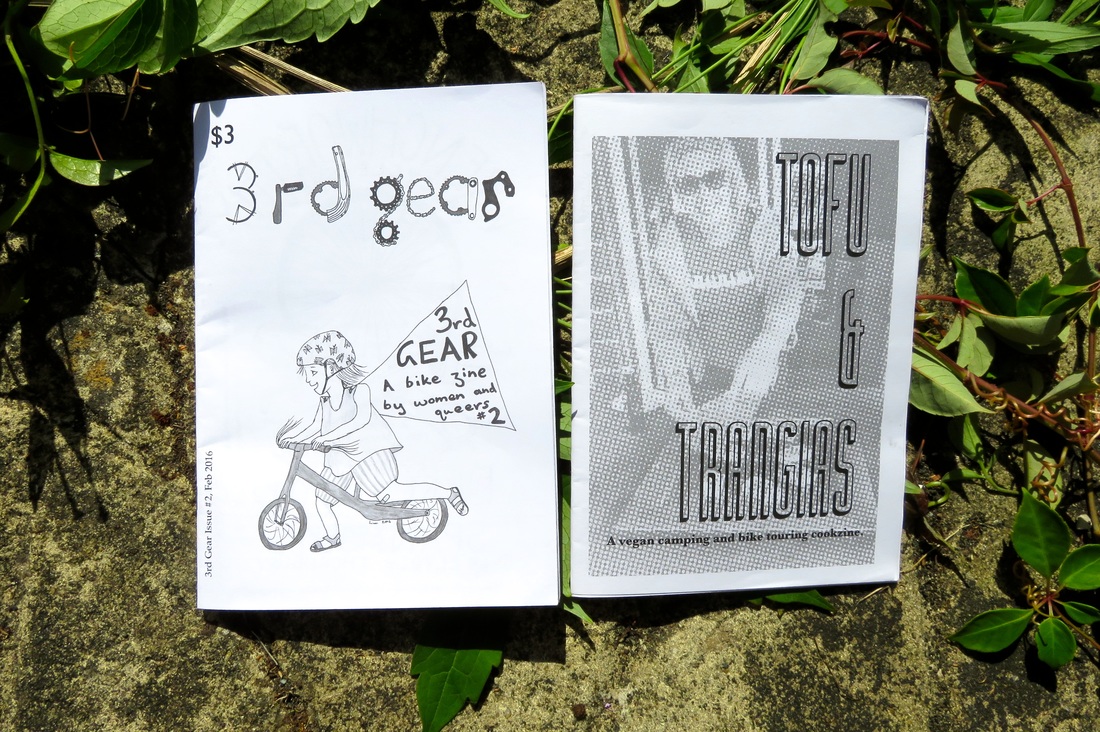 Photo of the two zines