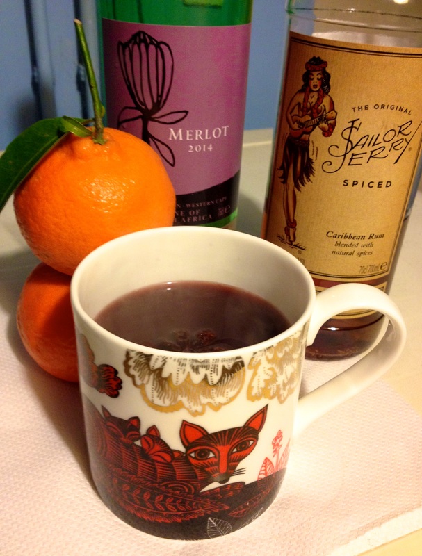 Mug of mulled wine