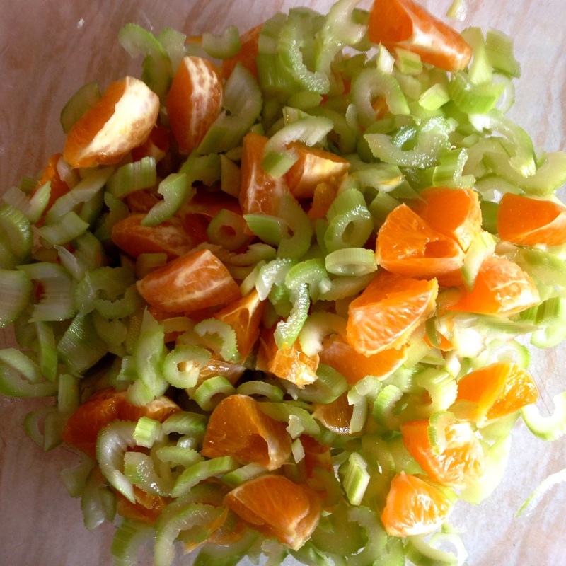 Tasty Alexanders and tangerine salad