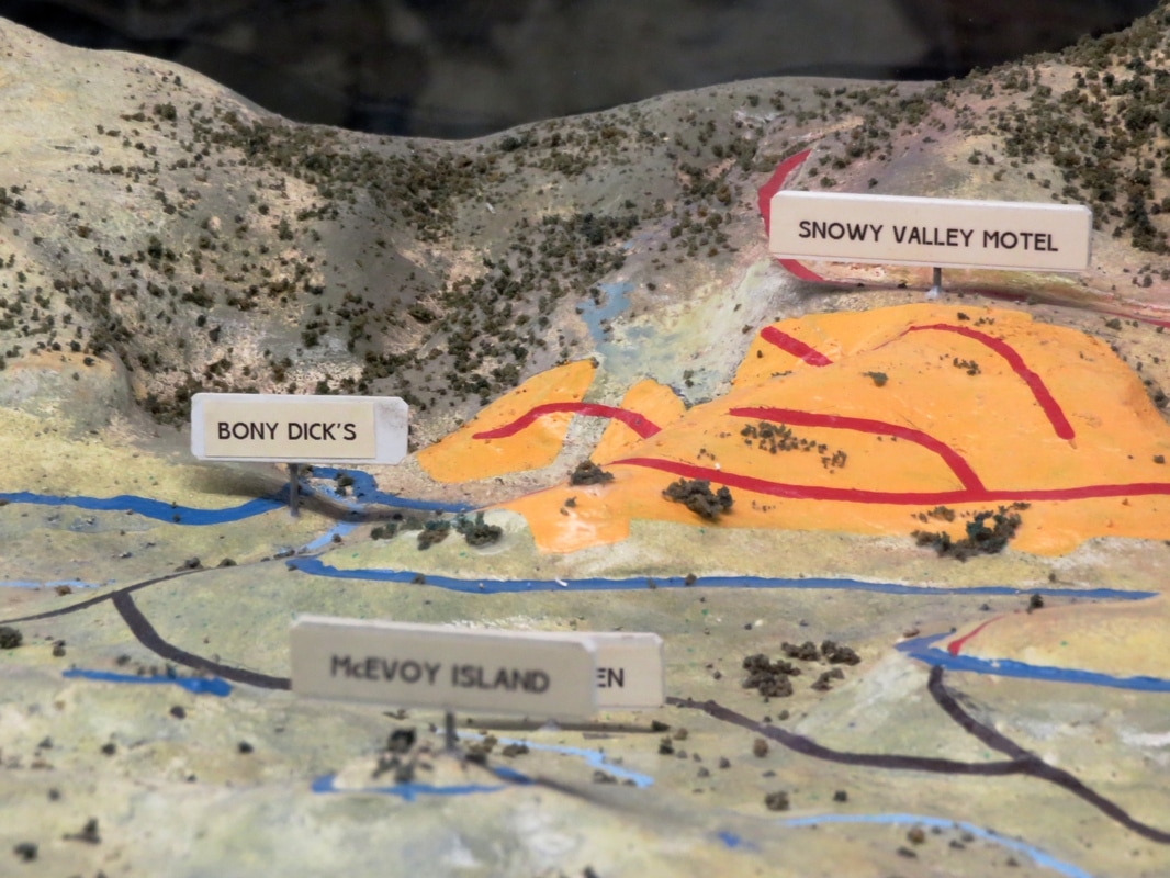 Scale model of valley